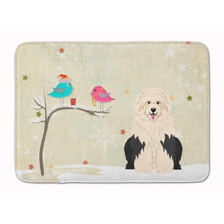 Micasa Christmas Presents Old English Sheepdog Machine Washable Memory Foam Mat MI728841